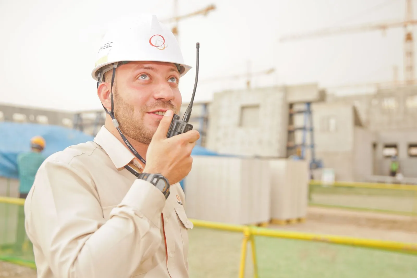 Engineer on site